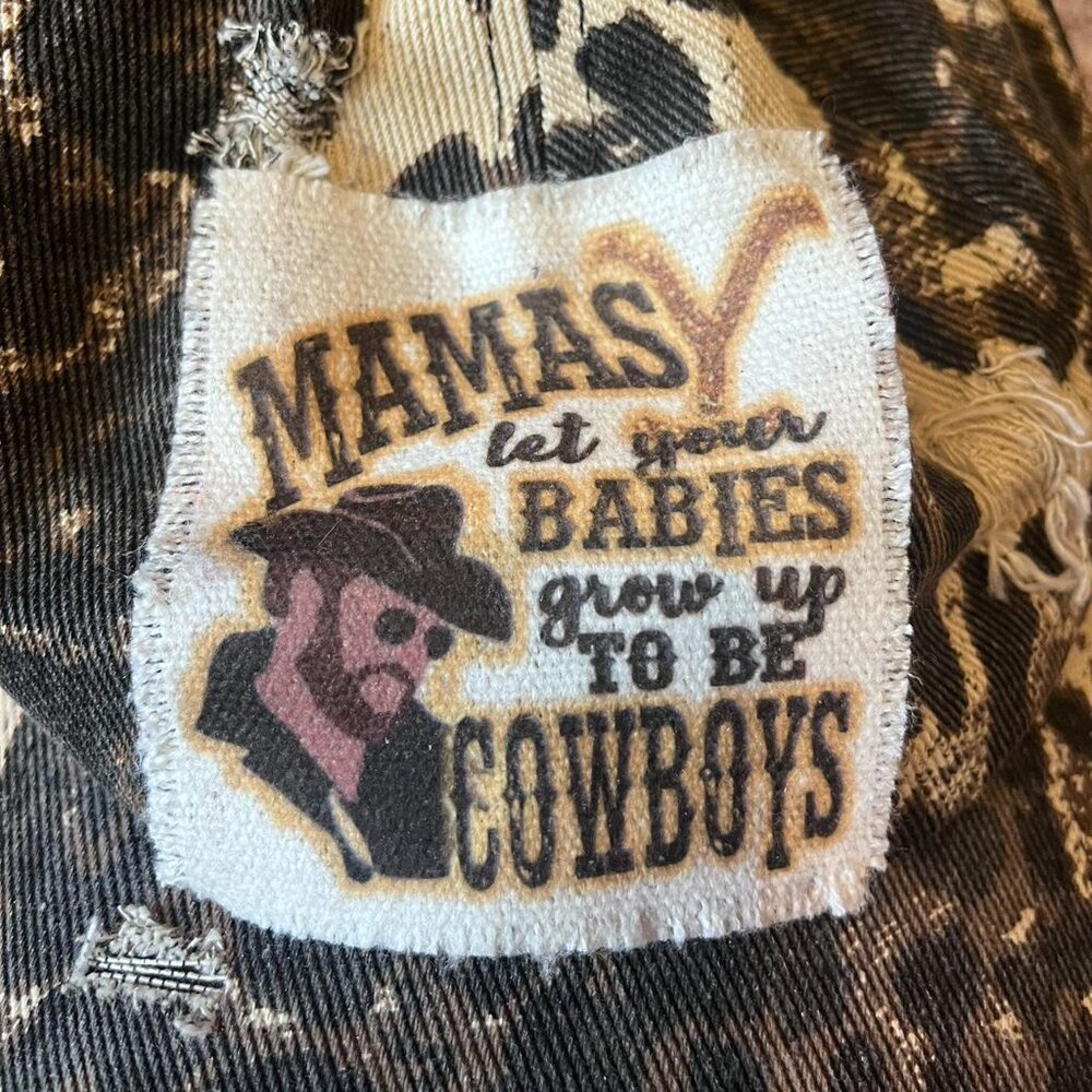 Leopard Print Cowboy Patchwork Hat 🤠 - Picture 3 of 4